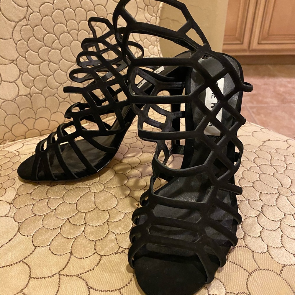 Black Steve Madden stilettos